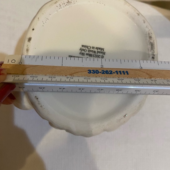 Blue Sky Clay Works Merry Christmas Santa Mug Set 2023 Winking Santa Cups Cocoa - Picture 8 of 8